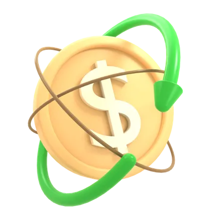 Devolución de dinero  3D Icon