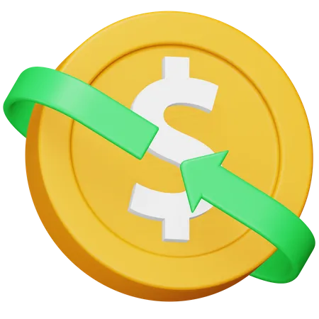 Devolución de dinero  3D Icon