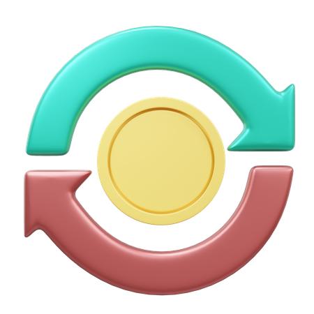 Reembolso de dinero  3D Icon