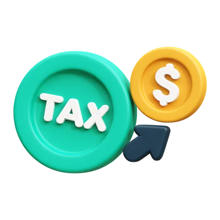Devolución de impuestos  3D Icon