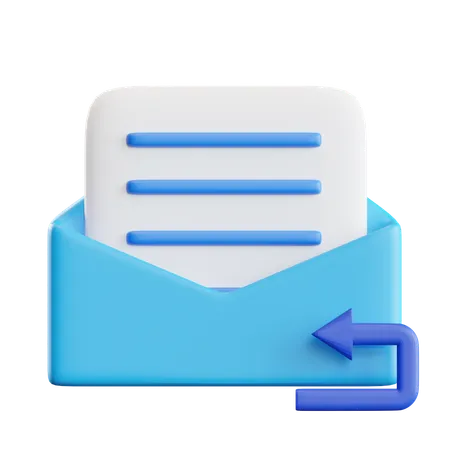 Reenviar correo  3D Icon