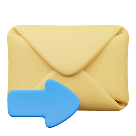 Reenviar correo  3D Icon