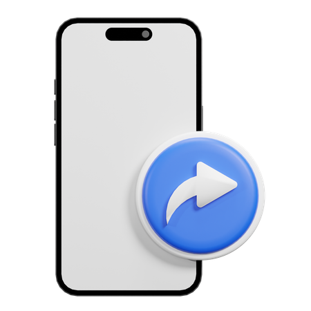 Reenviar telefono  3D Icon