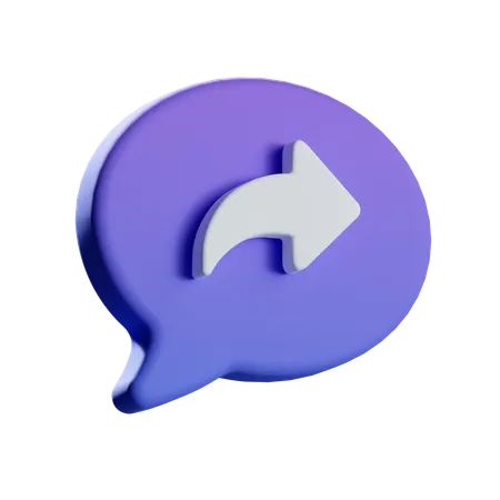 Chat directo  3D Icon
