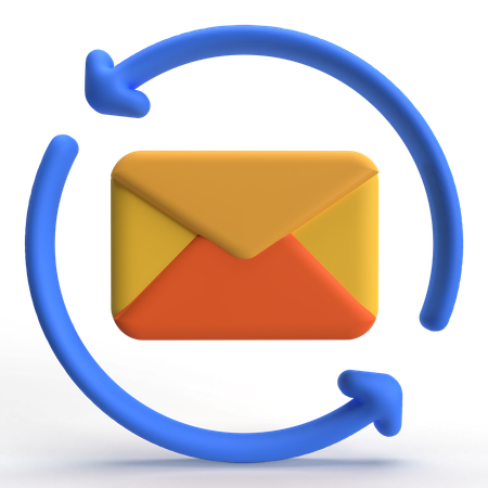 Reenvío de correo  3D Icon