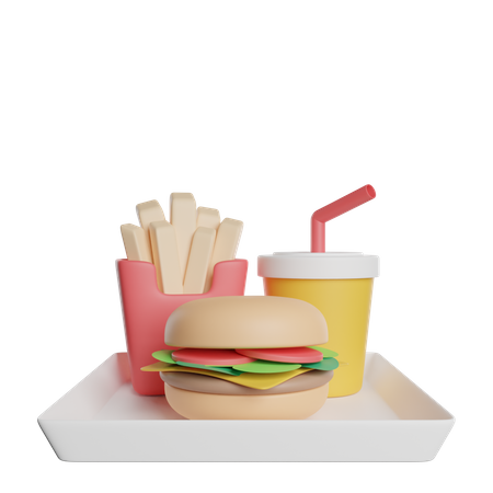 Refeição  3D Icon