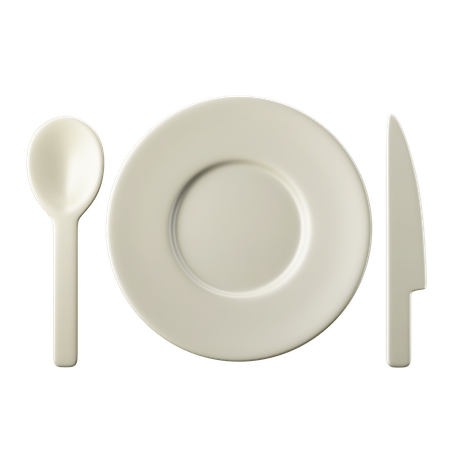 Refeição  3D Icon