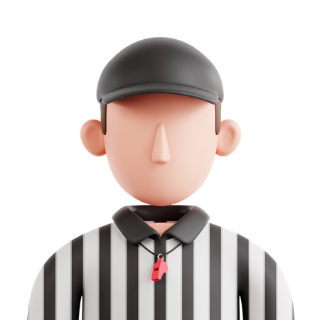 Referee  3D Icon