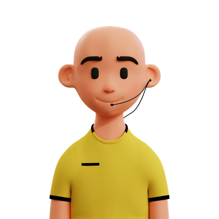심판  3D Icon