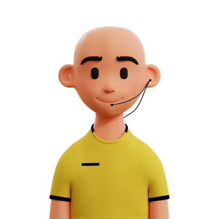 심판  3D Icon
