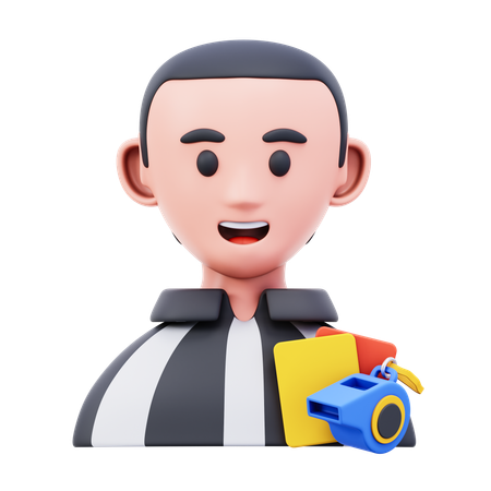 Referee  3D Icon