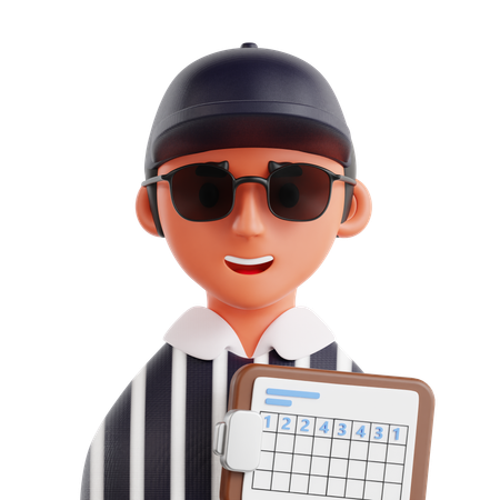 Referee  3D Icon