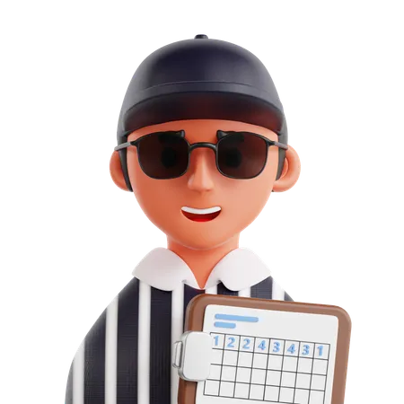 Referee  3D Icon