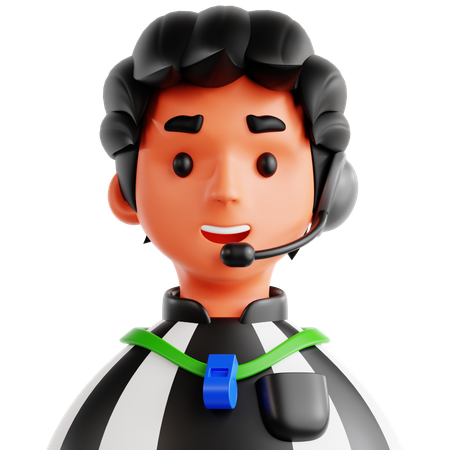 Referee  3D Icon