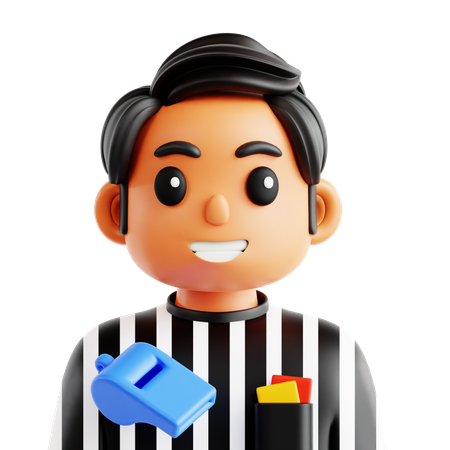 Referee  3D Icon