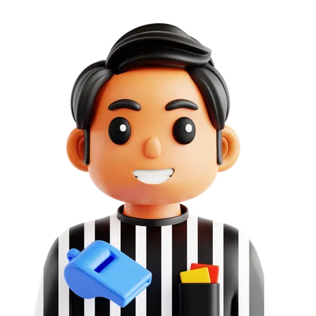 Referee  3D Icon