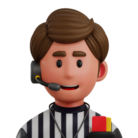 Referee  3D Icon