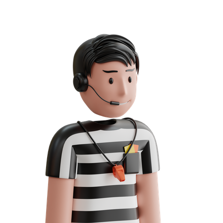 Referee  3D Icon