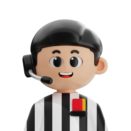 Referee  3D Icon