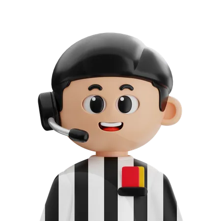 Referee  3D Icon