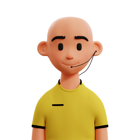Referee  3D Icon