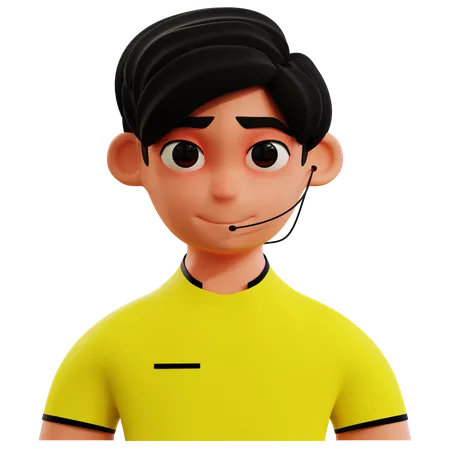 Referee Avatar  3D Icon
