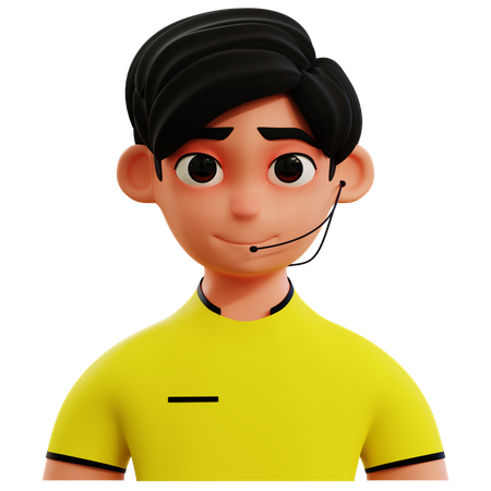 Referee Avatar  3D Icon