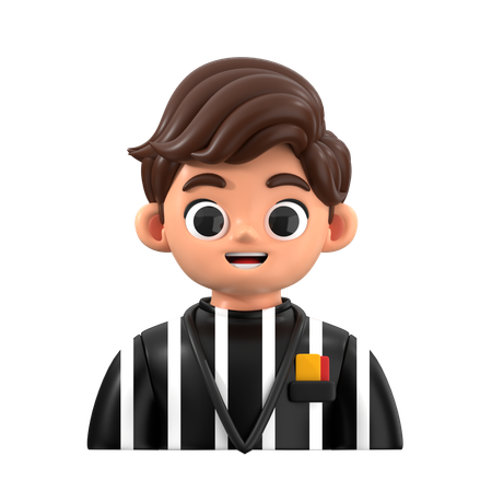 Referee Avatar  3D Icon