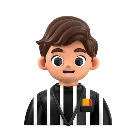 Referee Avatar  3D Icon
