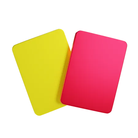 Referee Card  3D Icon