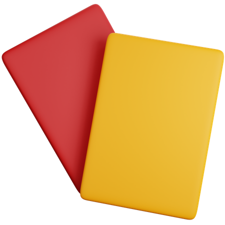 Referee Cards  3D Icon