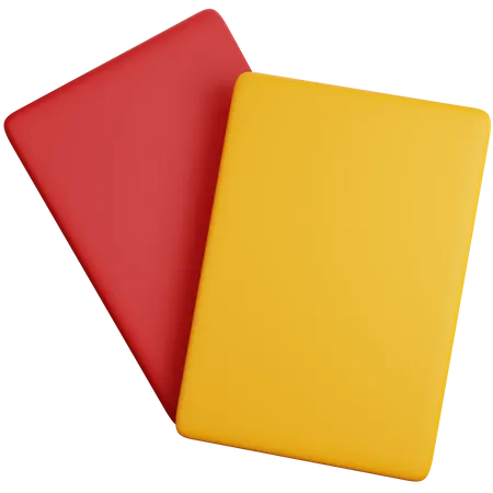 Referee Cards  3D Icon