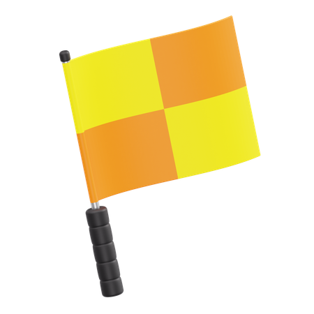 Referee Flag  3D Icon