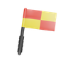 referee flag 3d
