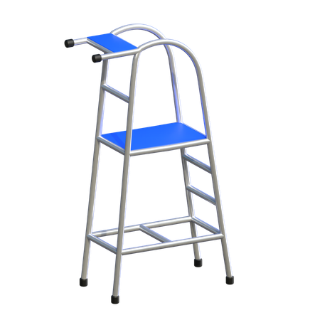 Referee Stand  3D Illustration