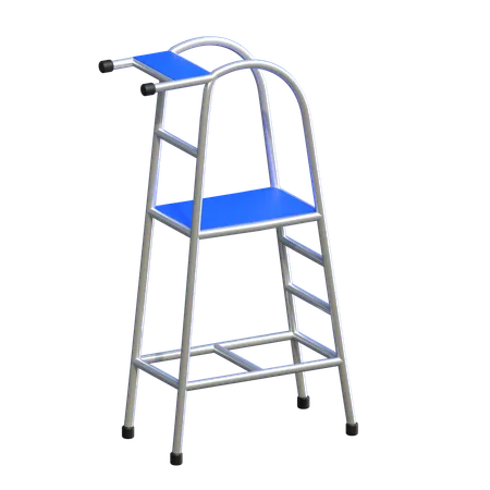 Referee Stand  3D Illustration