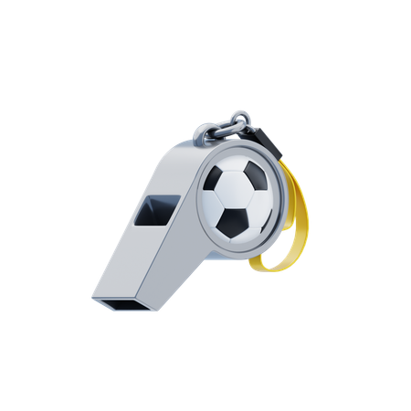 Referee Whistle  3D Icon