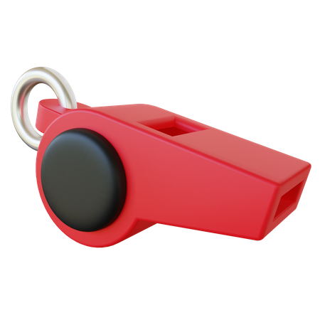 Referee Whistle  3D Icon