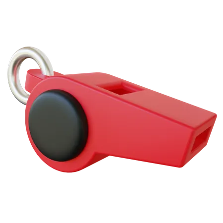 Referee Whistle  3D Icon