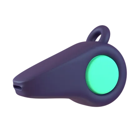 Referee Whistle  3D Icon