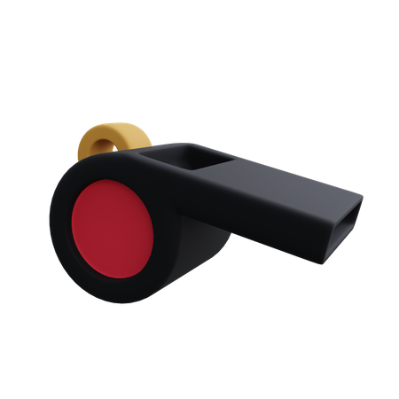 Referee Whistle  3D Icon