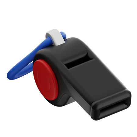 Referee Whistle  3D Icon