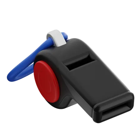 Referee Whistle  3D Icon