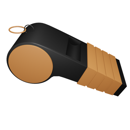 Referee Whistle  3D Icon