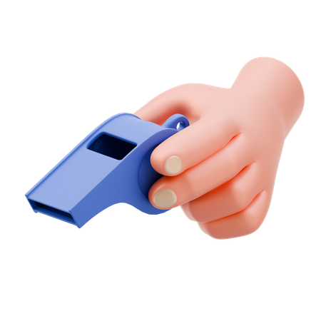 Referee Whistle  3D Icon