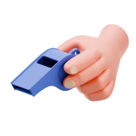 Referee Whistle  3D Icon