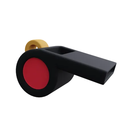 Referee Whistle  3D Icon
