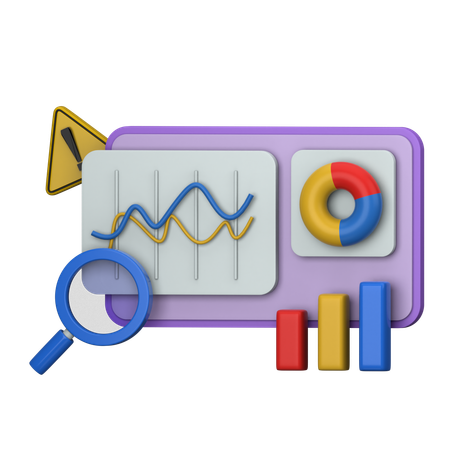 Croissance du trafic SEO  3D Icon