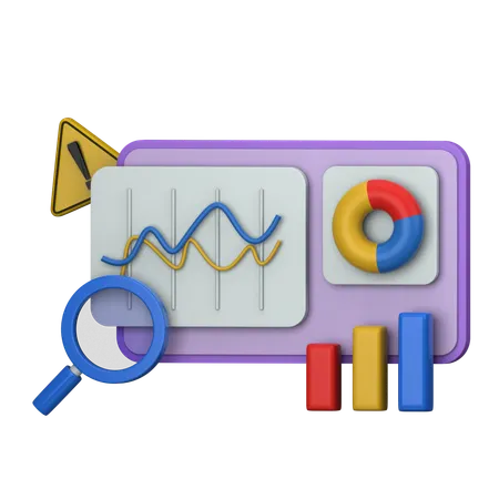 Croissance du trafic SEO  3D Icon