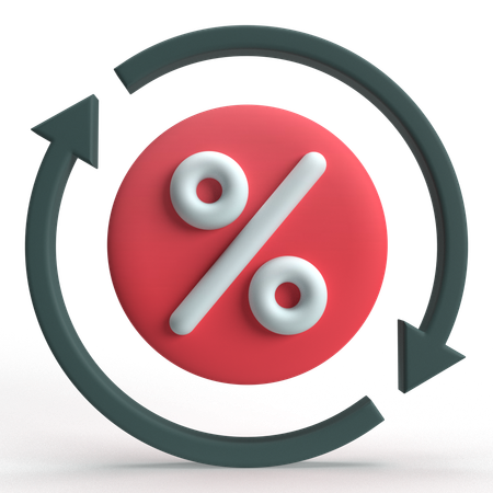 Refinance  3D Icon